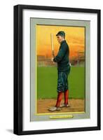 Cincinnati, OH, Cincinnati Reds, Clark Griffith, Baseball Card-Lantern Press-Framed Art Print