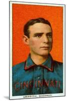 Cincinnati, OH, Cincinnati Reds, Clark Griffith, Baseball Card-Lantern Press-Mounted Art Print