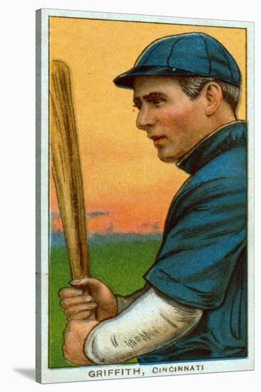 Cincinnati, OH, Cincinnati Reds, Clark Griffith, Baseball Card-Lantern Press-Stretched Canvas