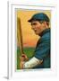 Cincinnati, OH, Cincinnati Reds, Clark Griffith, Baseball Card-Lantern Press-Framed Art Print