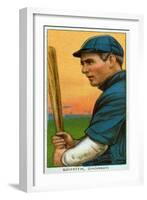 Cincinnati, OH, Cincinnati Reds, Clark Griffith, Baseball Card-Lantern Press-Framed Art Print