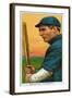 Cincinnati, OH, Cincinnati Reds, Clark Griffith, Baseball Card-Lantern Press-Framed Art Print