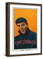 Cincinnati, OH, Cincinnati Reds, Dick Egan, Baseball Card-Lantern Press-Framed Art Print