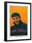 Cincinnati, OH, Cincinnati Reds, Dick Egan, Baseball Card-Lantern Press-Framed Art Print