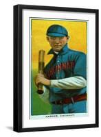 Cincinnati, OH, Cincinnati Reds, Ed Karger, Baseball Card-Lantern Press-Framed Art Print