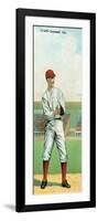 Cincinnati, OH, Cincinnati Reds, Edward Grant, Baseball Card-Lantern Press-Framed Art Print