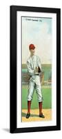 Cincinnati, OH, Cincinnati Reds, Edward Grant, Baseball Card-Lantern Press-Framed Art Print