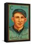 Cincinnati, OH, Cincinnati Reds, Edward L. Grant, Baseball Card-Lantern Press-Framed Stretched Canvas