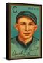 Cincinnati, OH, Cincinnati Reds, Edward L. Grant, Baseball Card-Lantern Press-Framed Stretched Canvas