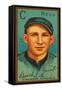 Cincinnati, OH, Cincinnati Reds, Edward L. Grant, Baseball Card-Lantern Press-Framed Stretched Canvas