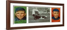 Cincinnati, OH, Cincinnati Reds, George Suggs, John R. McLean, Baseball Card-Lantern Press-Framed Art Print