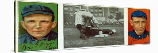 Cincinnati, OH, Cincinnati Reds, George Suggs, John R. McLean, Baseball Card-Lantern Press-Stretched Canvas