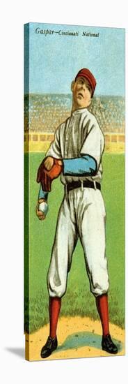 Cincinnati, OH, Cincinnati Reds, H. L. Gaspar, Baseball Card-Lantern Press-Stretched Canvas