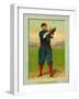 Cincinnati, OH, Cincinnati Reds, Hans Lobert, Baseball Card-Lantern Press-Framed Art Print