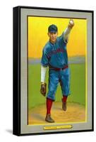 Cincinnati, OH, Cincinnati Reds, Harry Coveleski, Baseball Card-Lantern Press-Framed Stretched Canvas