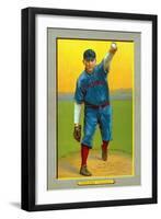 Cincinnati, OH, Cincinnati Reds, Harry Coveleski, Baseball Card-Lantern Press-Framed Art Print