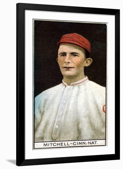 Cincinnati, OH, Cincinnati Reds, Mike Mitchell, Baseball Card-Lantern Press-Framed Art Print