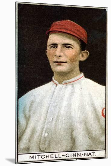 Cincinnati, OH, Cincinnati Reds, Mike Mitchell, Baseball Card-Lantern Press-Mounted Art Print