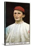 Cincinnati, OH, Cincinnati Reds, Mike Mitchell, Baseball Card-Lantern Press-Stretched Canvas