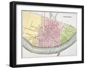 Cincinnati, Ohio, 1837-null-Framed Giclee Print