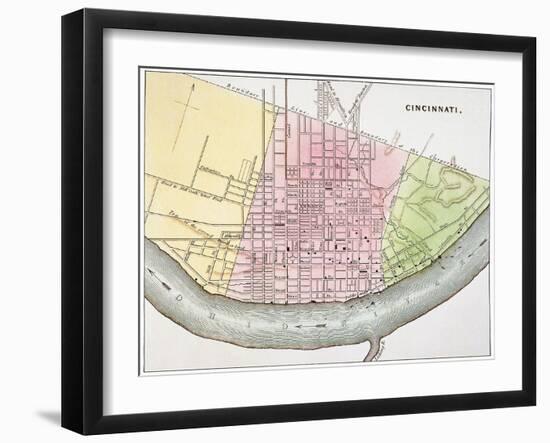 Cincinnati, Ohio, 1837-null-Framed Giclee Print