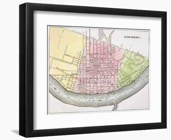 Cincinnati, Ohio, 1837-null-Framed Giclee Print