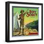 Cincinnati, Ohio, Boy Scout Brand Citrus Label-Lantern Press-Framed Art Print