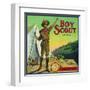 Cincinnati, Ohio, Boy Scout Brand Citrus Label-Lantern Press-Framed Art Print