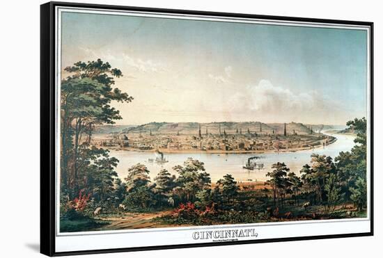 Cincinnati, Ohio, c1856-null-Framed Stretched Canvas