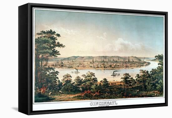 Cincinnati, Ohio, c1856-null-Framed Stretched Canvas