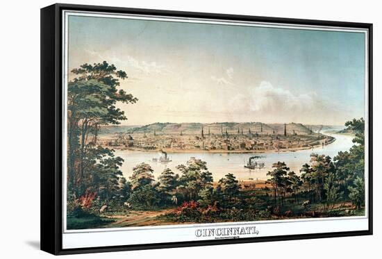 Cincinnati, Ohio, c1856-null-Framed Stretched Canvas