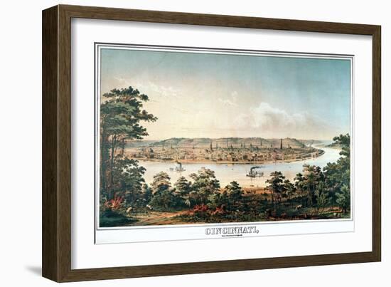 Cincinnati, Ohio, c1856-null-Framed Giclee Print