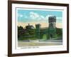 Cincinnati, Ohio - Eden Park Elsinore Tower Scene-Lantern Press-Framed Art Print