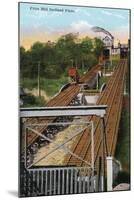 Cincinnati, Ohio - Price Hill Incline Scene-Lantern Press-Mounted Art Print