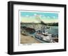 Cincinnati, Ohio - Public Boat Landing Scene-Lantern Press-Framed Art Print