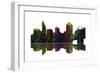 Cincinnati Ohio Skyline BW 1-Marlene Watson-Framed Giclee Print