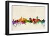 Cincinnati Ohio Skyline-Michael Tompsett-Framed Premium Giclee Print