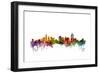 Cincinnati Ohio Skyline-Michael Tompsett-Framed Premium Giclee Print