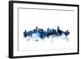 Cincinnati Ohio Skyline-Michael Tompsett-Framed Art Print