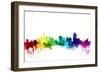 Cincinnati Ohio Skyline-Michael Tompsett-Framed Art Print