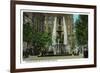 Cincinnati, Ohio - Tyler Davidson Fountain and Square Scene-Lantern Press-Framed Art Print