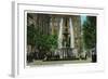Cincinnati, Ohio - Tyler Davidson Fountain and Square Scene-Lantern Press-Framed Art Print