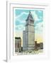 Cincinnati, Ohio - Union Central Life Insurance Co Building Exterior-Lantern Press-Framed Art Print