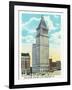 Cincinnati, Ohio - Union Central Life Insurance Co Building Exterior-Lantern Press-Framed Art Print