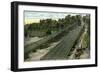 Cincinnati, Ohio - View of the Price Hill Incline Railway-Lantern Press-Framed Art Print