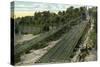 Cincinnati, Ohio - View of the Price Hill Incline Railway-Lantern Press-Stretched Canvas