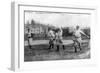 Cincinnati Reds Players, Baseball Photo - Cincinnati, OH-Lantern Press-Framed Art Print