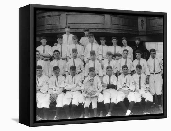 Cincinnati Reds Team, Baseball Photo - Cincinnati, OH-Lantern Press-Framed Stretched Canvas