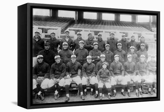 Cincinnati Reds Team, Baseball Photo No.2 - Cincinnati, OH-Lantern Press-Framed Stretched Canvas