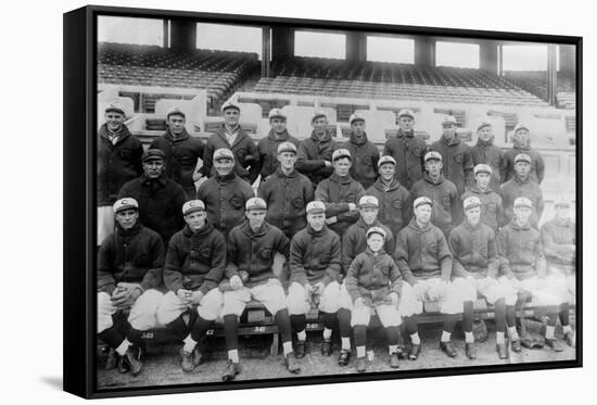 Cincinnati Reds Team, Baseball Photo No.2 - Cincinnati, OH-Lantern Press-Framed Stretched Canvas